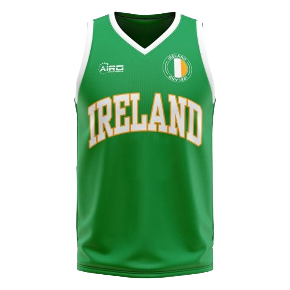 Ireland Home Concept Basketball Shirt Product - Football Shirts Airo Sportswear   