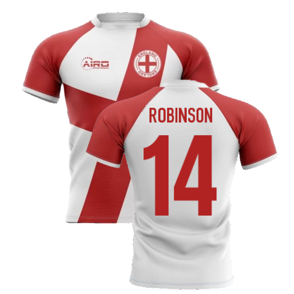 2022-2023 England Flag Concept Rugby Shirt (Robinson 14)