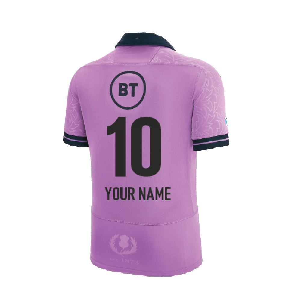 2022-2023 Scotland Alternate Rugby Shirt (Kids) (Your Name)