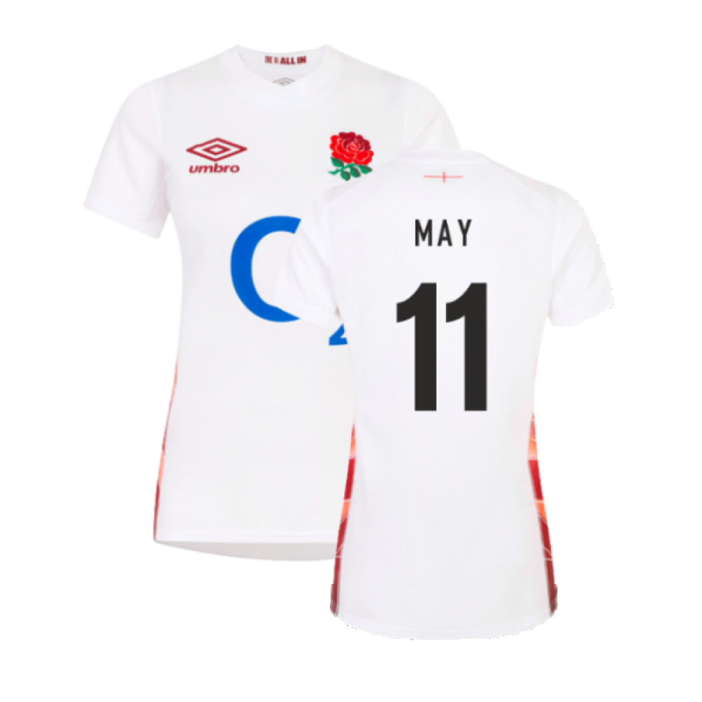 20232024 England Rugby Red Roses Rugby Jersey (Ladies) (May 11)