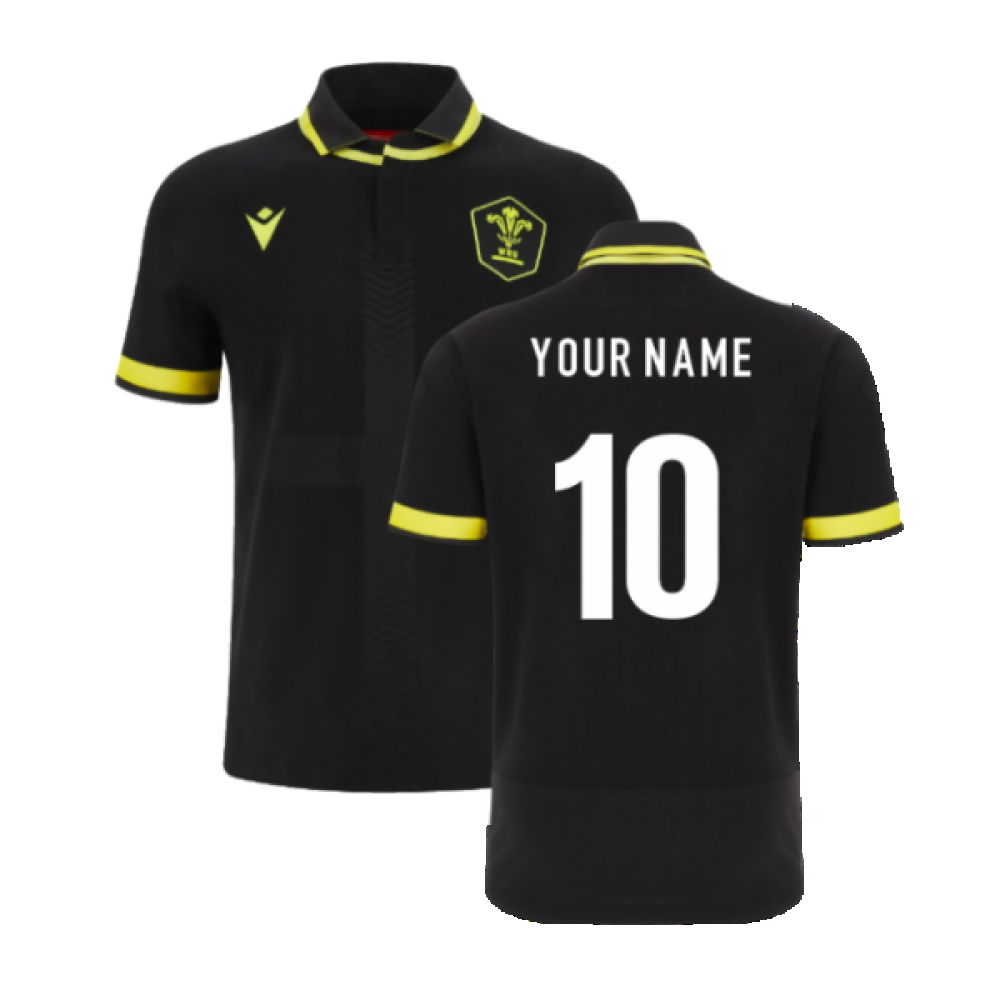 20232024 Wales Rugby Alternate Cotton Shirt (Your Name)