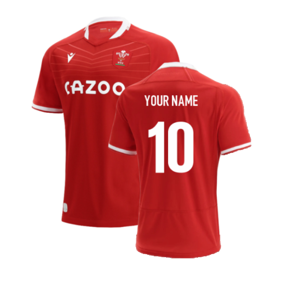 20222023 Wales Home Pathway Rugby Shirt (Your Name) directrugby