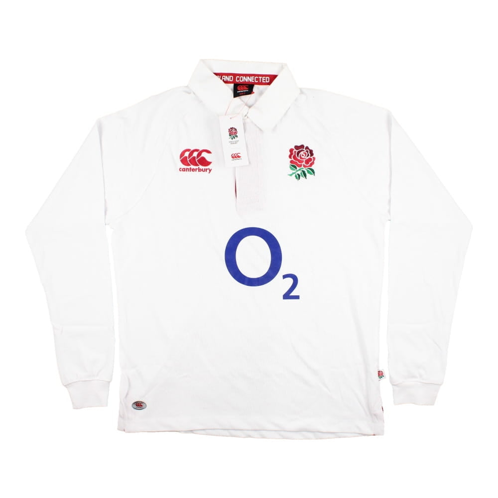 20122013 England Home LS Classic Rugby Shirt