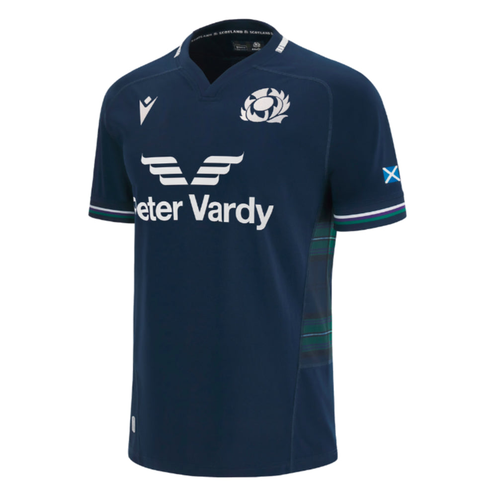 2023-2024 Scotland Mens Home Rugby Shirt Product - Football Shirts Macron   
