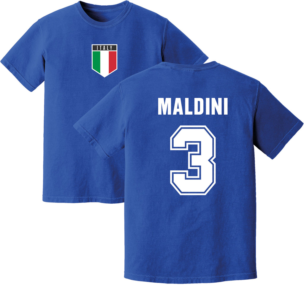 Maldini Italy Training Jersey (Blue) UKSoccershop