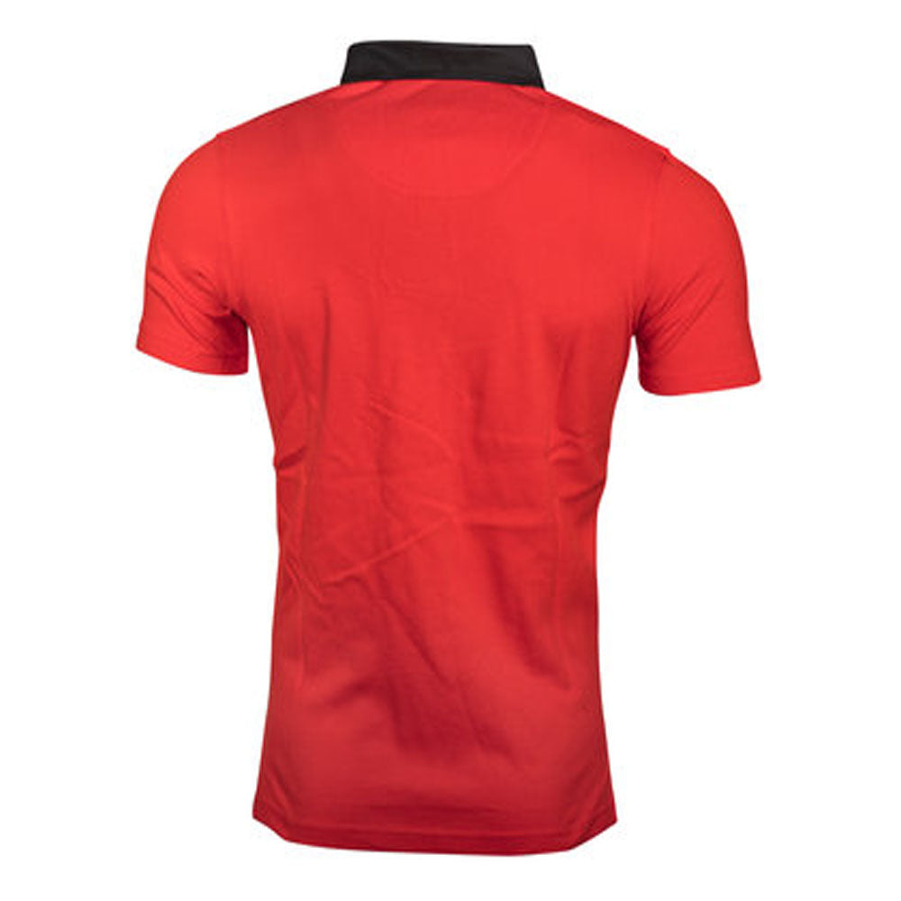 2017-2018 South Africa Springboks Fan Polo Shirt (Fiery Red) Product - Football Shirts Asics   