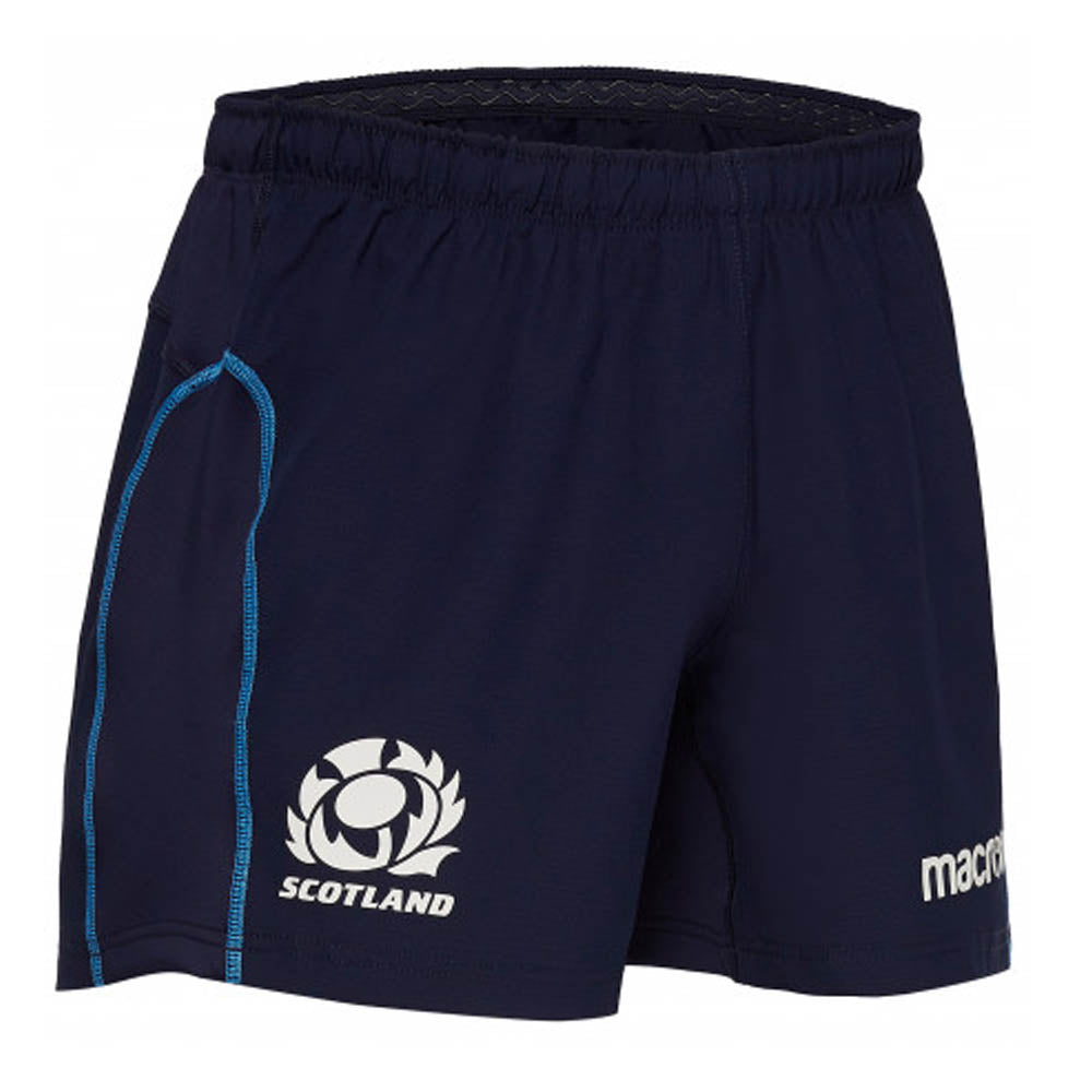 2018-2019 Scotland Macron Alternate Rugby Shorts (Navy) - Kids Product - Shorts Macron   