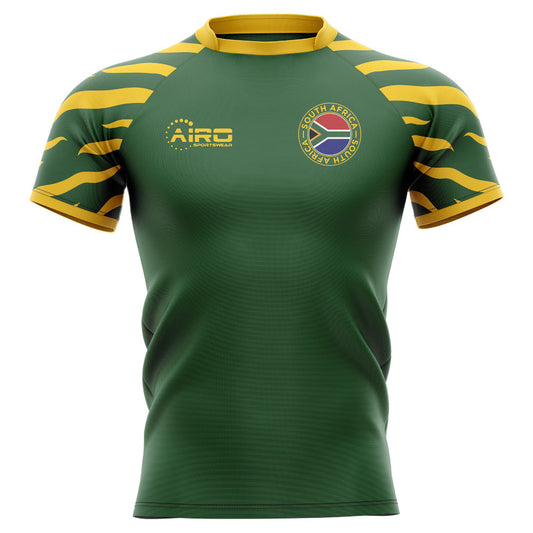 2022-2023 South Africa Springboks Home Concept Rugby Shirt - Adult Long Sleeve_0