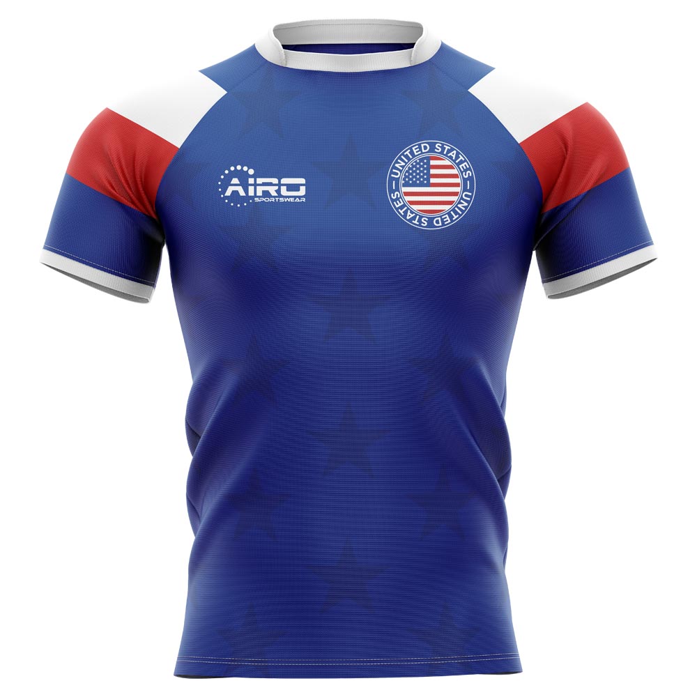2023-2024 United States USA Home Concept Rugby Shirt Product - Football Shirts Airo Sportswear   