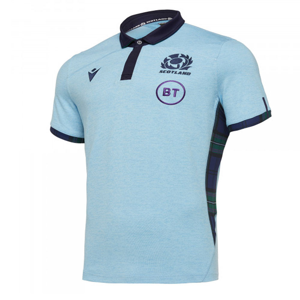 2019-2020 Scotland Alternate SS Cotton Rugby Shirt Product - Football Shirts Macron   