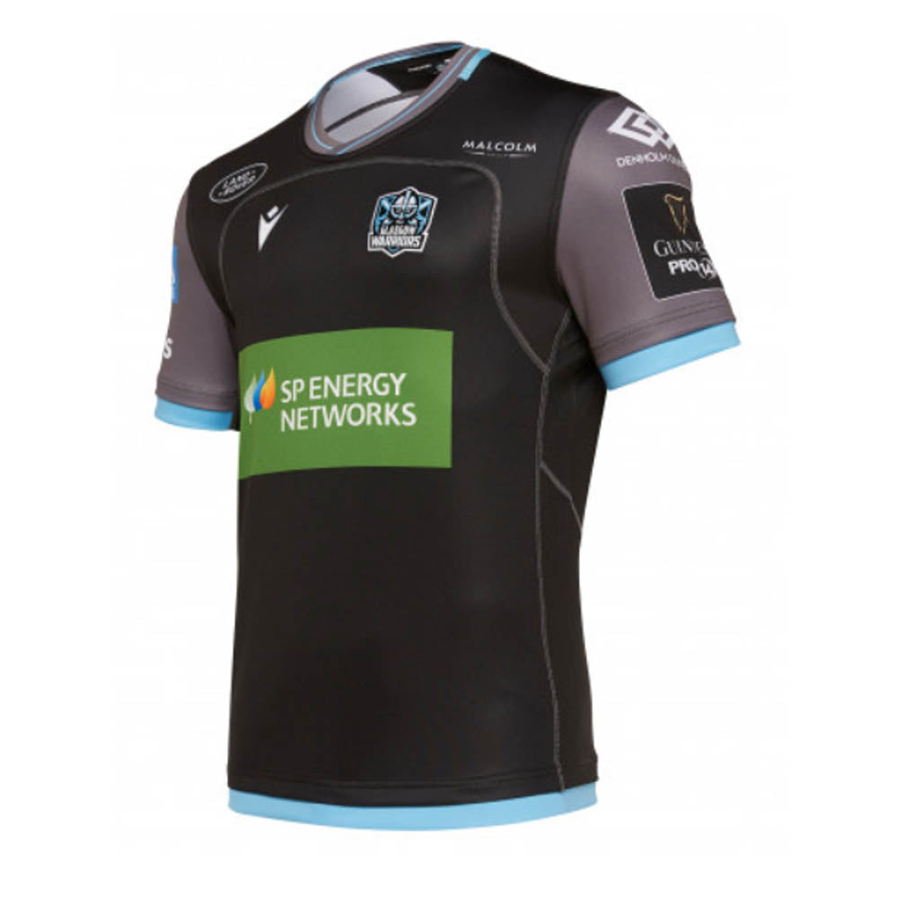 2019-2020 Glasgow Warriors Home Pro Rugby Shirt Product - Football Shirts Macron   