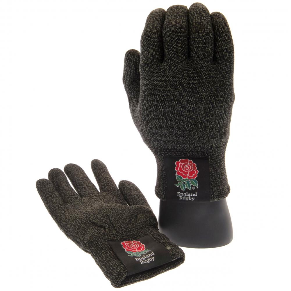 England RFU Luxury Touchscreen Gloves Youths Product - General directrugby   
