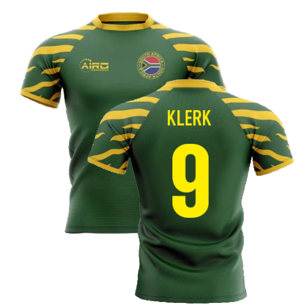 2022-2023 South Africa Springboks Home Concept Rugby Shirt (Klerk 9)_2