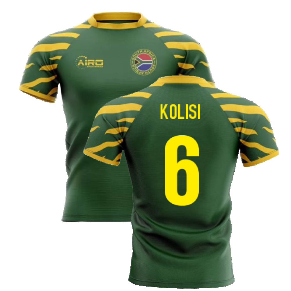 2022-2023 South Africa Springboks Home Concept Rugby Shirt (Kolisi 6)_2