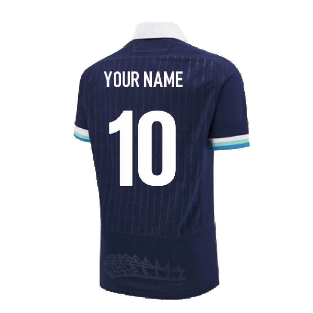 2024-2025 Scotland Rugby Home Replica Shirt (Your Name) Product - Hero Shirts Macron   