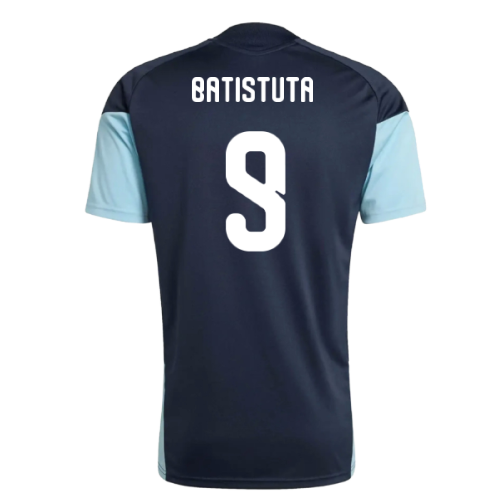 2026-2027 Argentina Training Jersey (Night Navy) (Batistuta 9)_0