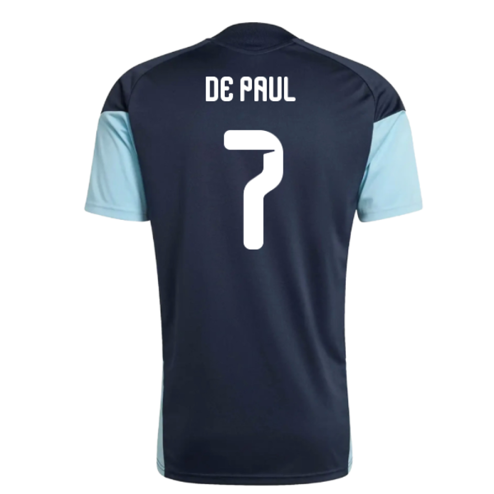 2026-2027 Argentina Training Jersey (Night Navy) (De Paul 7)_0