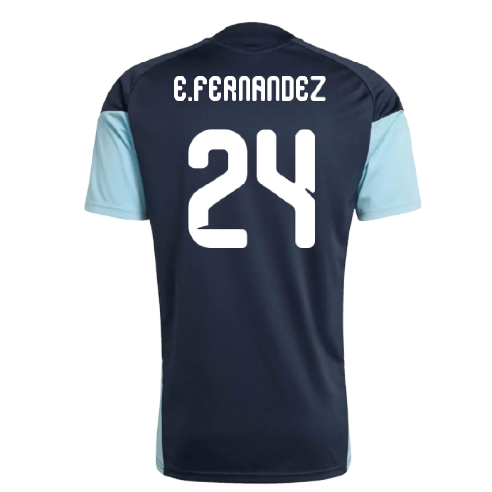2026-2027 Argentina Training Jersey (Night Navy) (E.Fernandez 24)_0