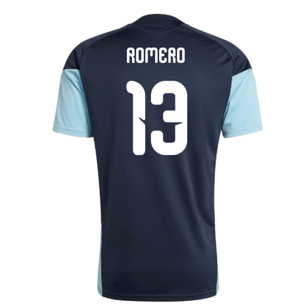2026-2027 Argentina Training Jersey (Night Navy) (Romero 13)_0