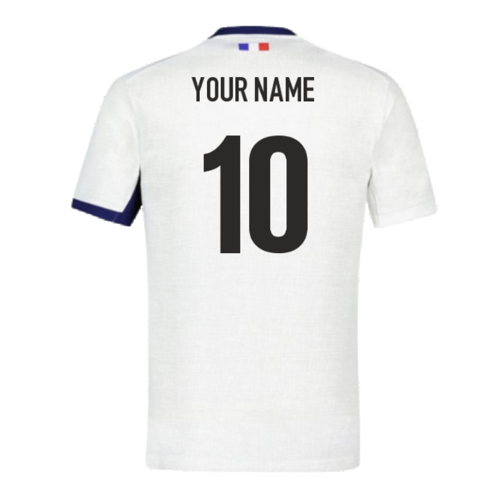 2023-2024 France Rugby XV Replica Away Shirt (Your Name) Product - Hero Shirts Le Coq Sportif   