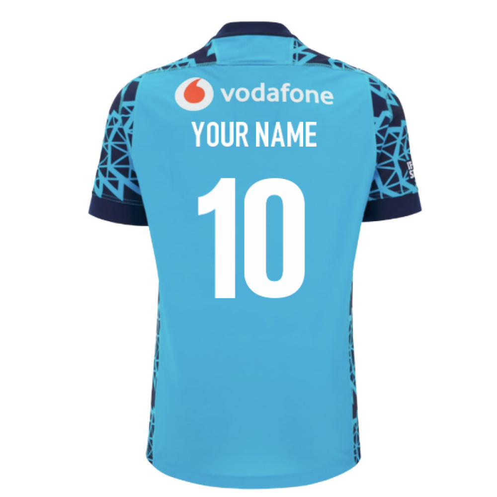 2025-2026 Scotland Rugby Training Jersey (Sky) (Your Name) Product - Hero Shirts Macron