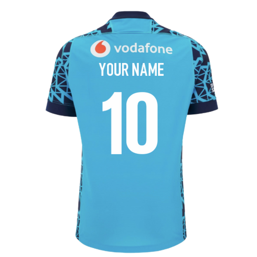 2025-2026 Scotland Rugby Training Jersey (Sky) (Your Name) Product - Hero Shirts Macron
