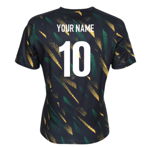 2025-2026 Northampton Saints Warm Up Shirt (Black) (Your Name)_0