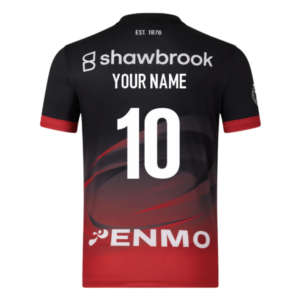 2025-2026 Saracens Home Rugby Shirt (Your Name) Product - Hero Shirts Castore