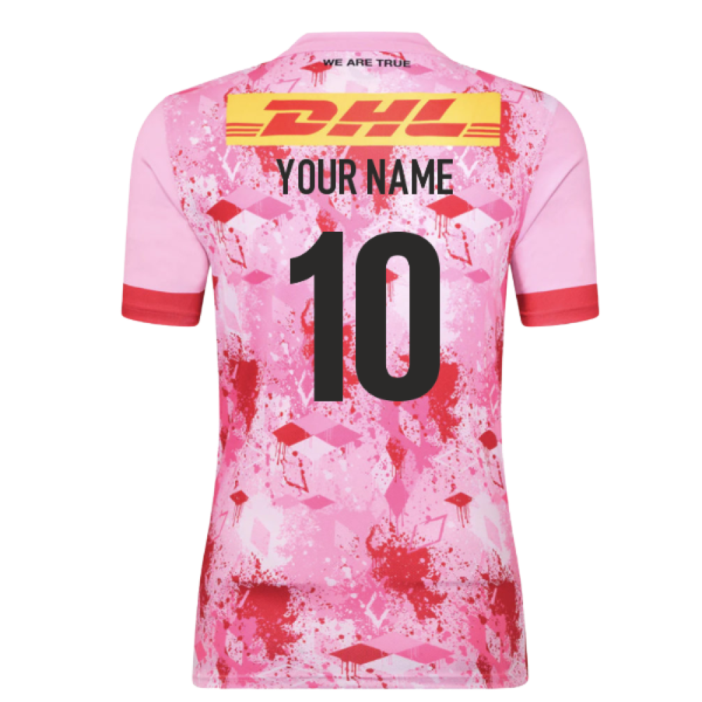 2025-2026 Harlequins Away Rugby Shirt (Your Name) Product - Hero Shirts Castore