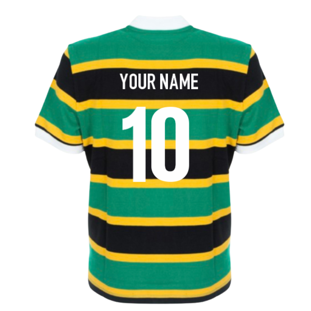 2025-2026 Northampton Saints Cotton Home Shirt (Your Name) Product - Hero Shirts Macron