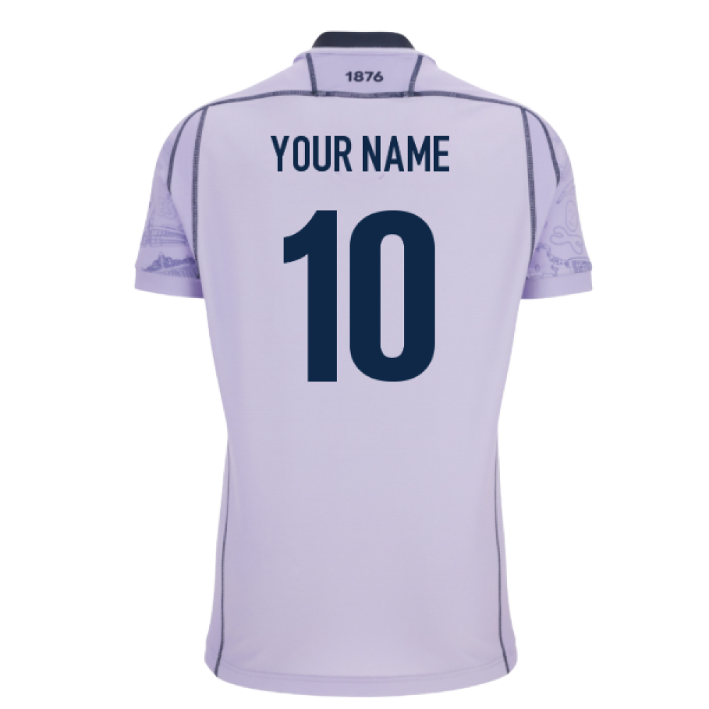 2025-2026 Cardiff Rugby Training Jersey (Lilac) (Your Name) Product - Hero Shirts Macron