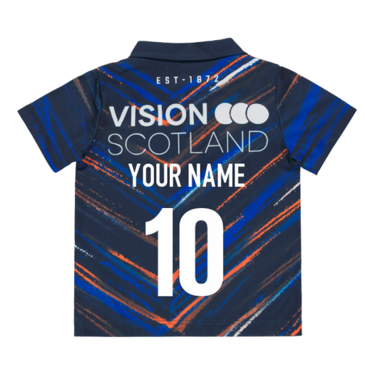 2025-2026 Edinburgh Rugby Home Baby Shirt (Your Name) Product - Hero Shirts Macron