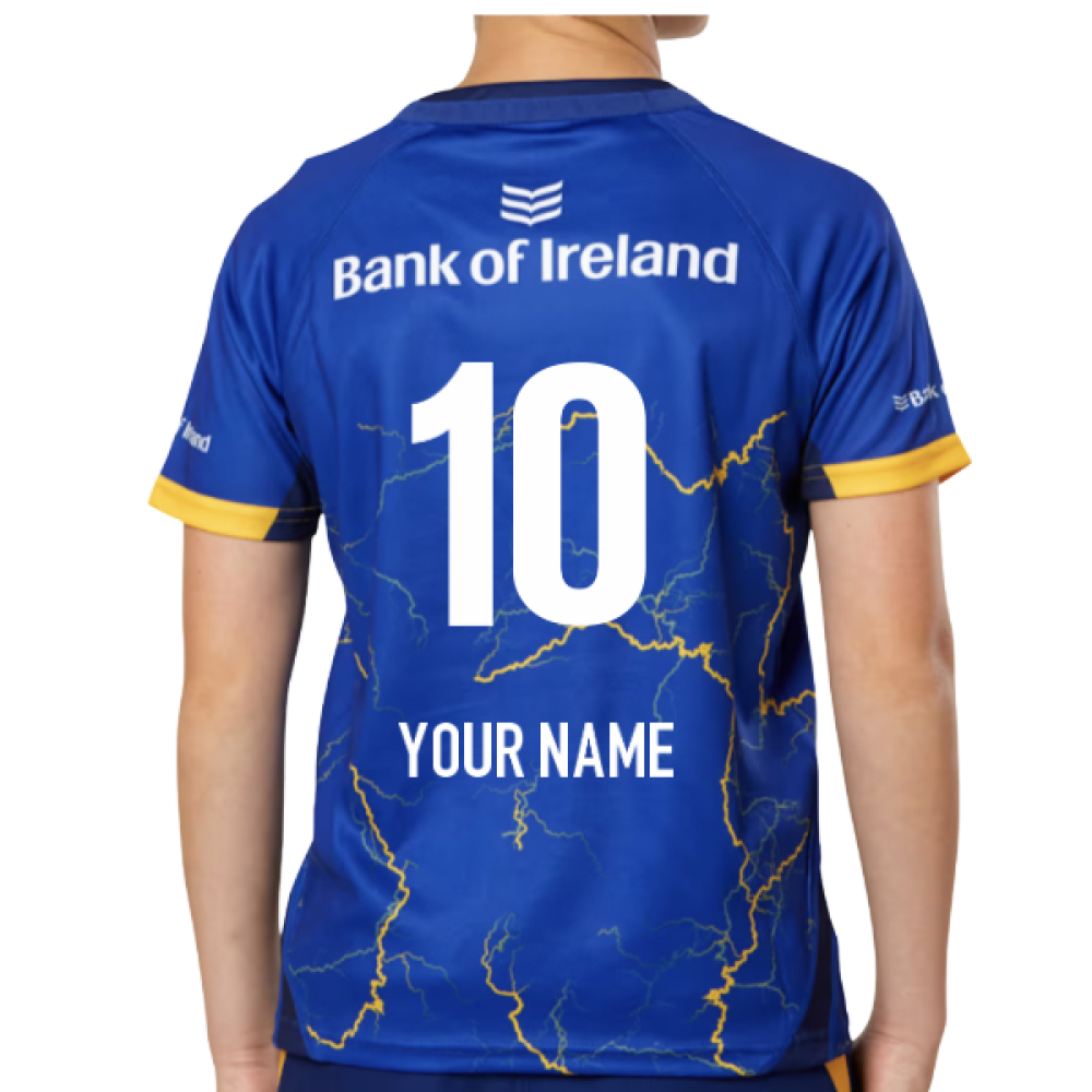 2025-2026 Leinster Home Rugby Shirt (Kids) (Your Name) Product - Hero Shirts Castore