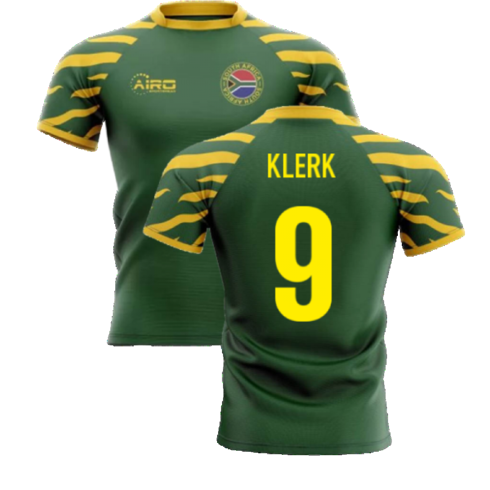 2022-2023 South Africa Springboks Home Concept Rugby Shirt (Klerk 9)_0