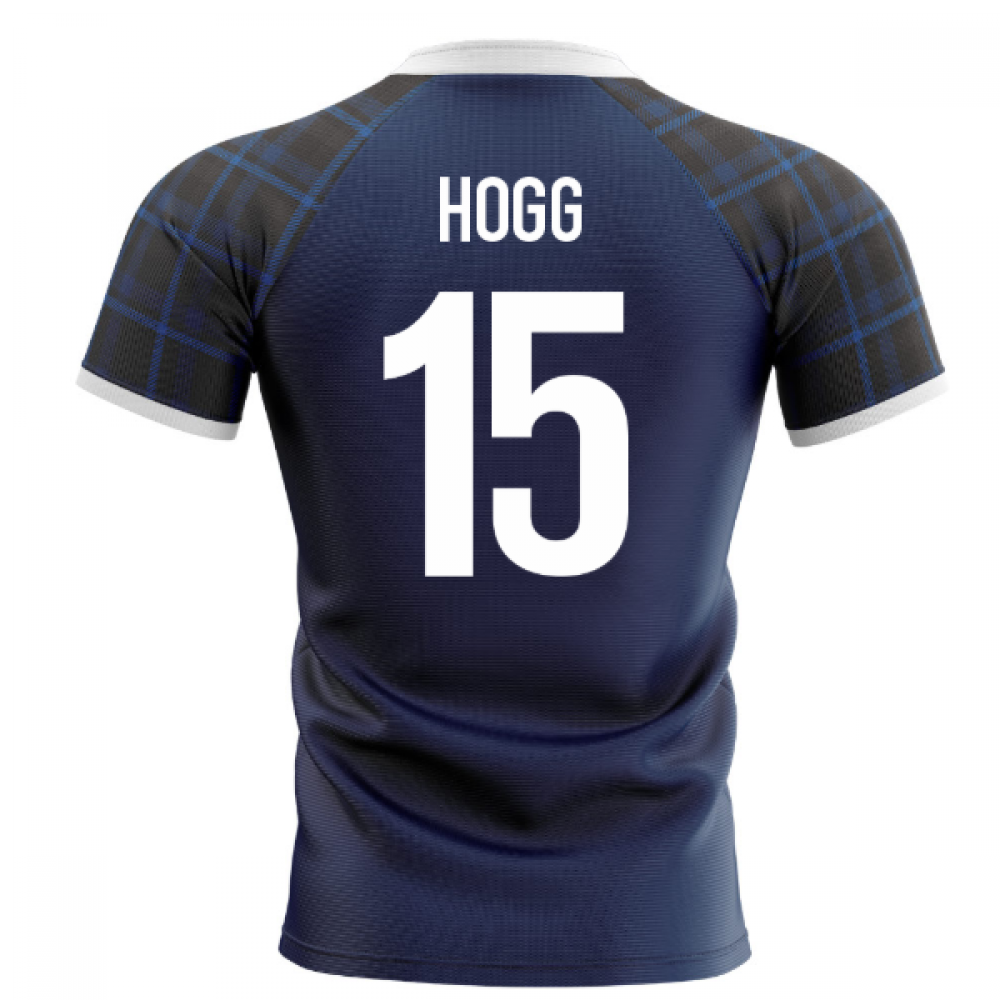 2023-2024 Scotland Home Concept Rugby Shirt (Hogg 15) Product - Hero Shirts Airo Sportswear   