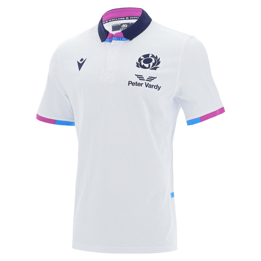 2021-2022 Scotland Away Cotton Rugby Shirt Product - Football Shirts Macron   