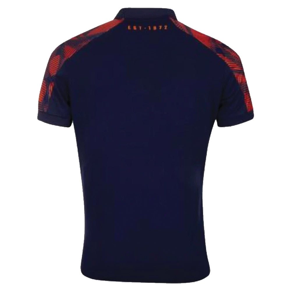 2022-2023 Edinburgh Rugby Cotton Poly Shirt (Navy) Product - T-Shirt Macron   