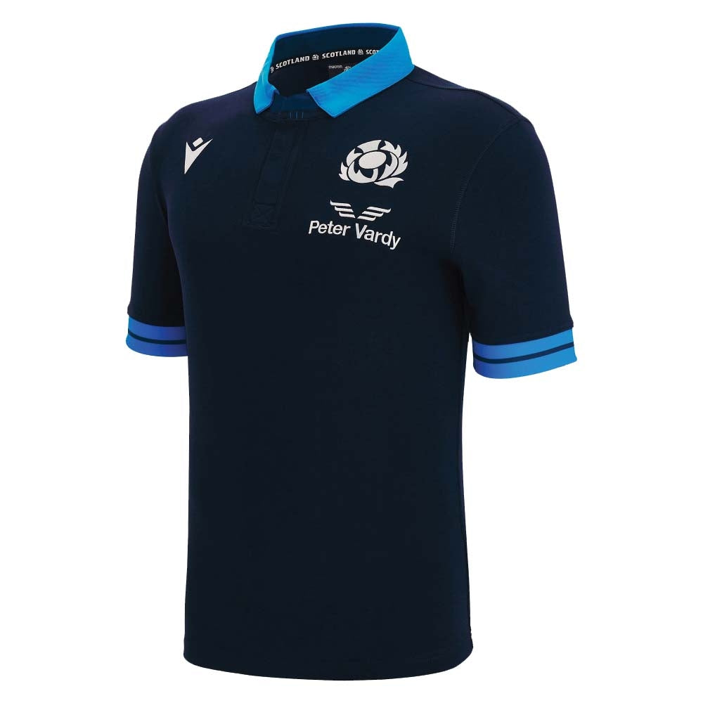 2022-2023 Scotland Home Classic Cotton Rugby Shirt Product - Football Shirts Macron   