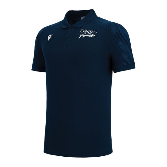 2022-2023 Sale Sharks Travel Polo Shirt (Navy)_0