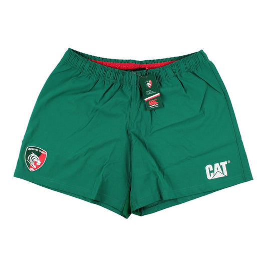 2014-2015 Leicester Tigers Home Shorts (Green)_0