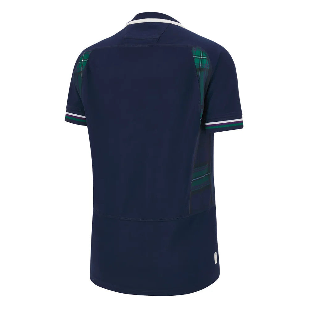 Scotland RWC 2023 Home Rugby Poly Replica Shirt (Ladies) Product - Football Shirts Macron
