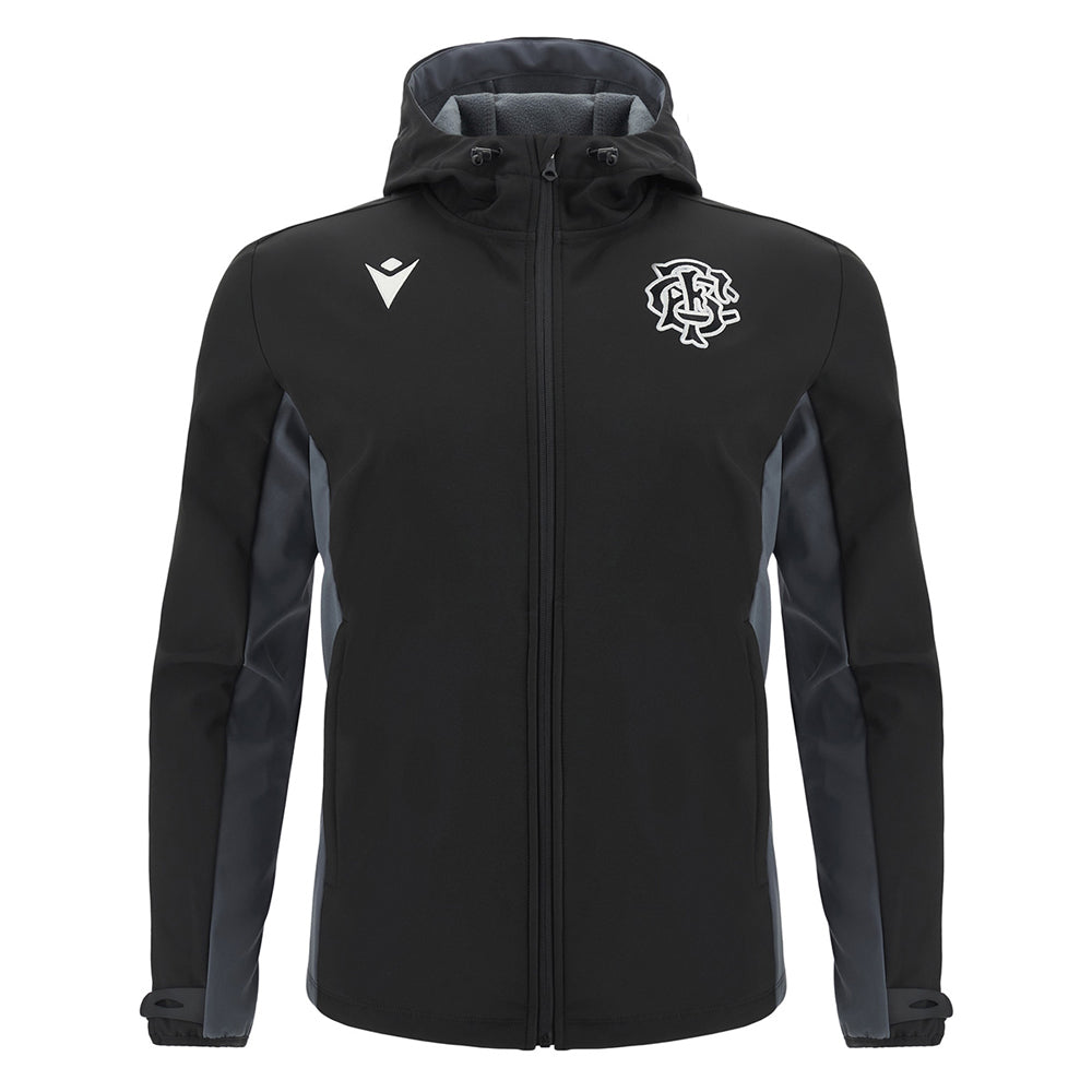 2023-2024 Barbarians Softshell Rugby Jacket (Black) Product - Jackets Macron   