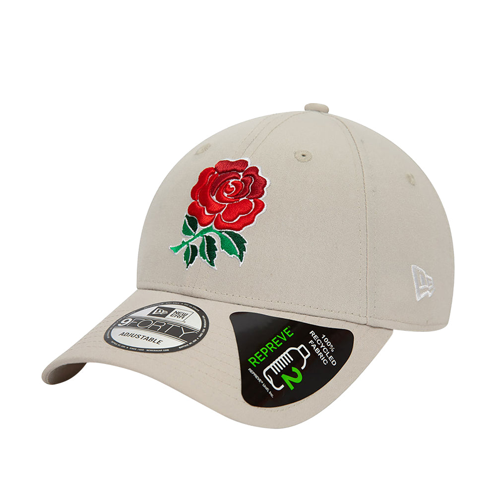 England Rugby Repreve Stone 9FORTY Adjustable Cap Product - Headwear New Era   
