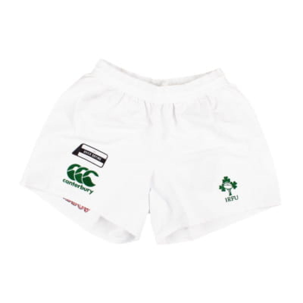2017-2018 Ireland Rugby Vapordri Home Shorts (White) Product - Shorts Canterbury   