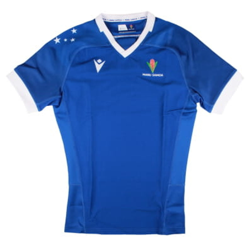 2023-2024 Samoa Away Rugby Body Fit Shirt Product - Football Shirts Macron   