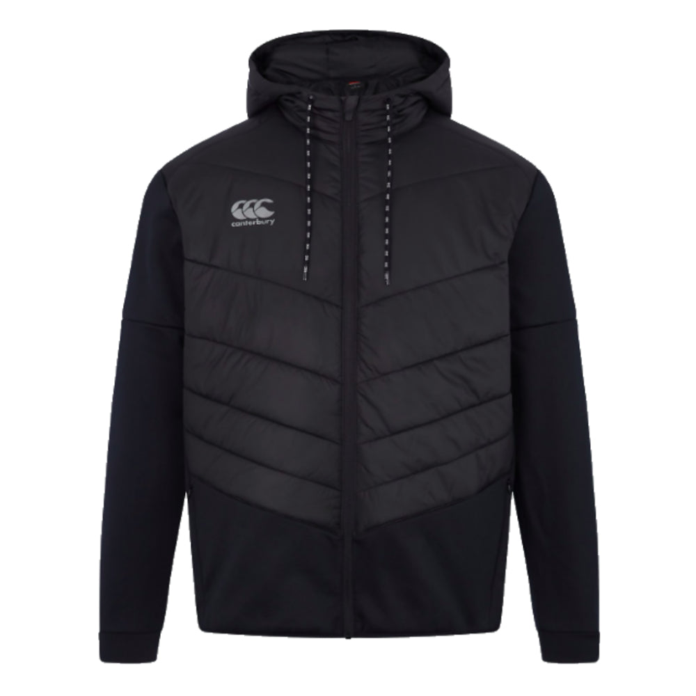 Canterbury Hybrid Thermoreg Water Resistant Padded Jacket (Black) Product - Jackets Canterbury   