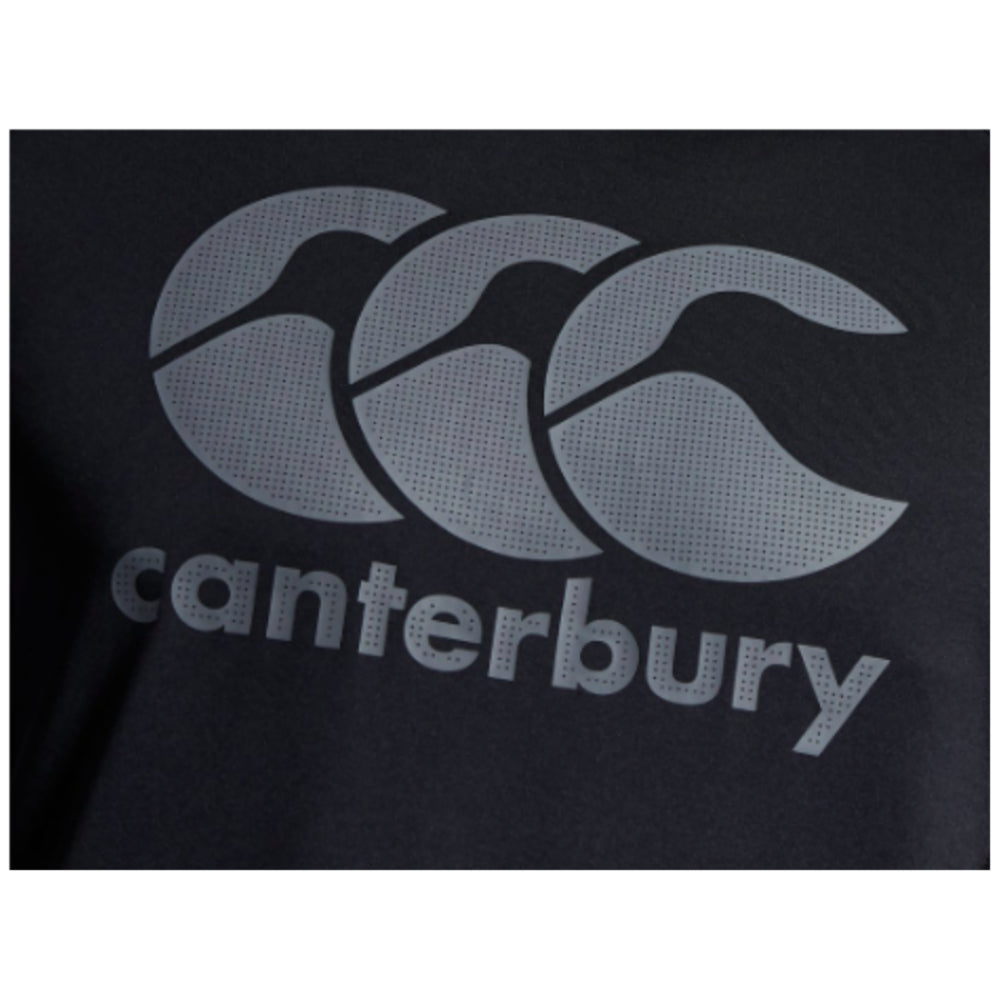 Canterbury Mens Large Logo Superlight Tee (Black) Product - T-Shirt Canterbury   