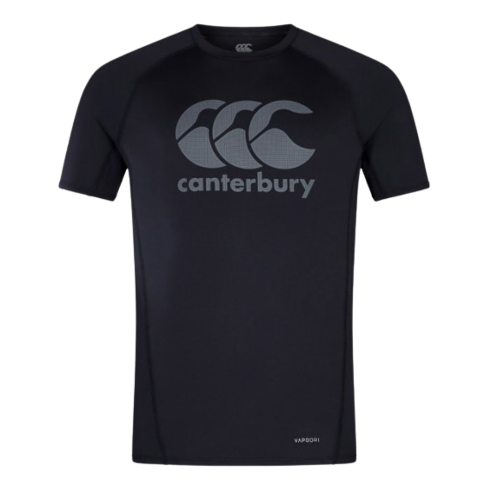 Canterbury Mens Large Logo Superlight Tee (Black) Product - T-Shirt Canterbury   