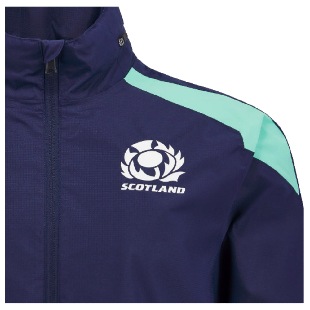 2024-2025 Scotland Rugby Waterproof Mesh Jacket (Navy) Product - Jackets Umbro   