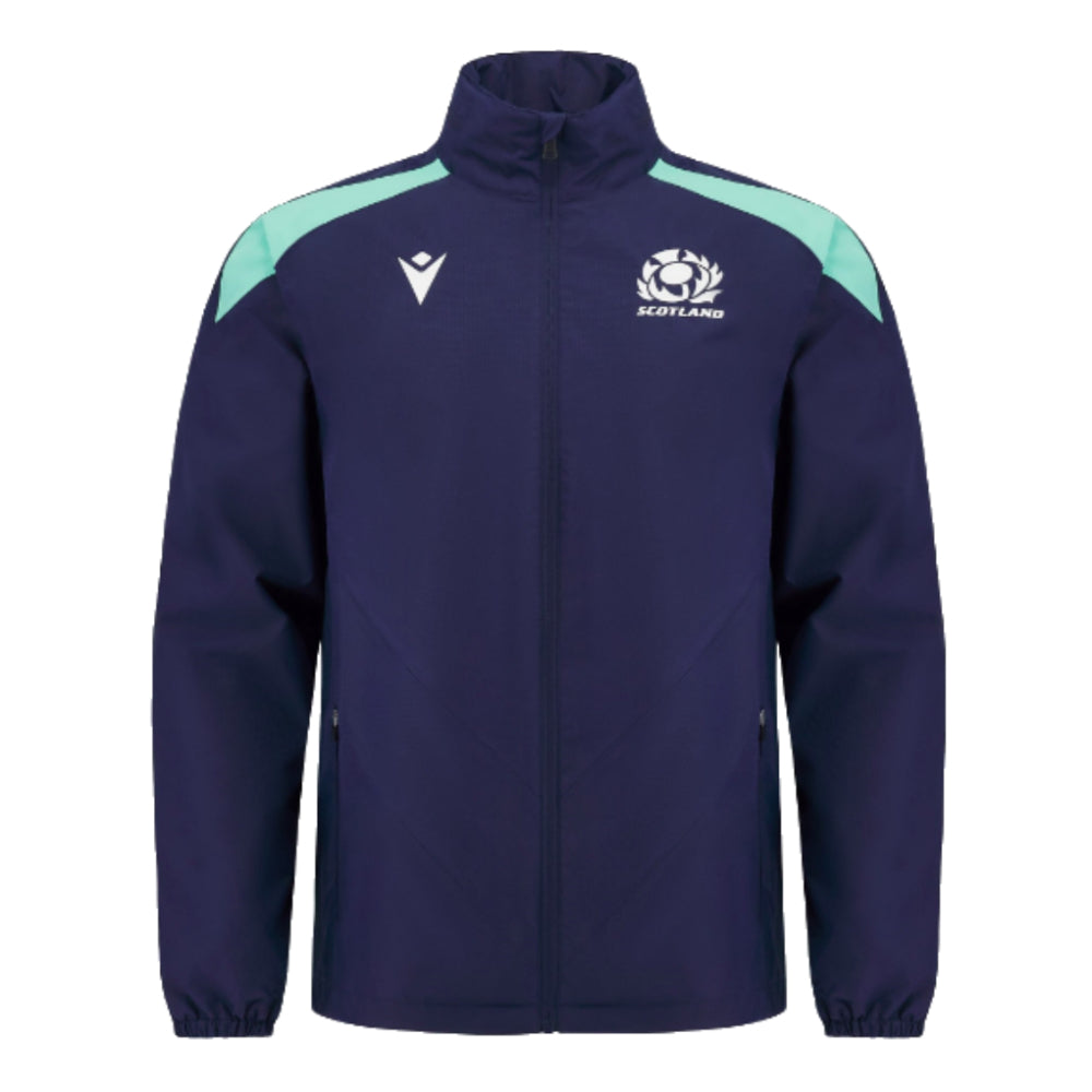 2024-2025 Scotland Rugby Waterproof Mesh Jacket (Navy) Product - Jackets Umbro   